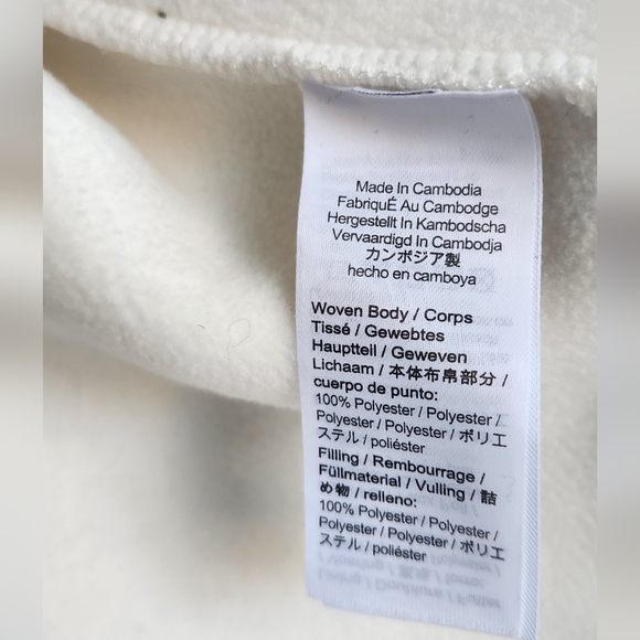 J CREW Quilted sherpa fleece half-zip pullover Sz M - Picture 3 of 12